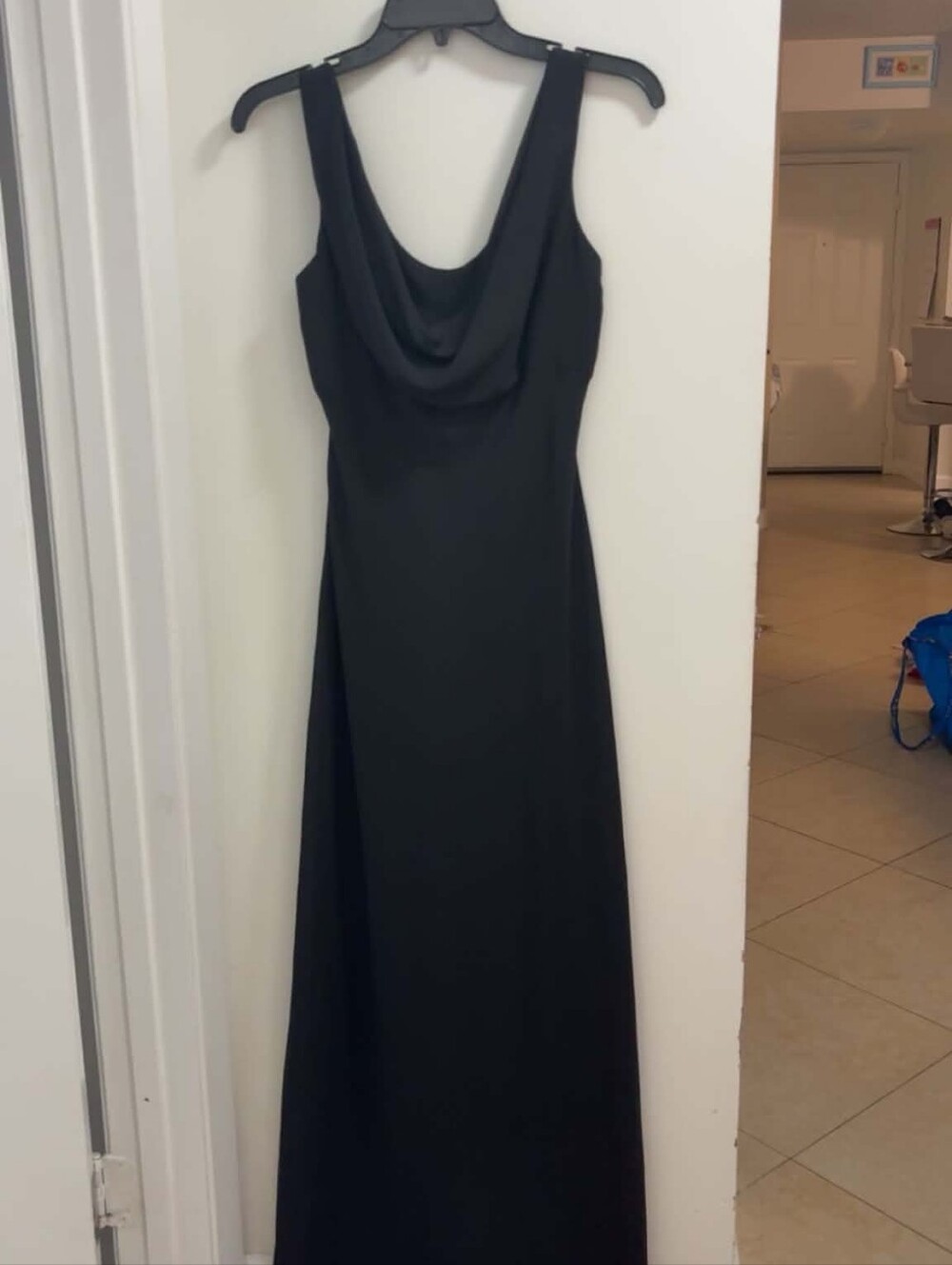 Betsey & Adam Satin Full-length Gown, Size 6/8 Estimated from Measurements